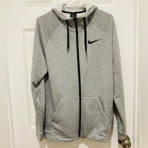 EUC Nike Dri-FIT size M Light Gray Hoodie